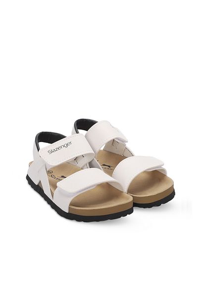Slazenger White Unisex Children's Sandals - Kermit
