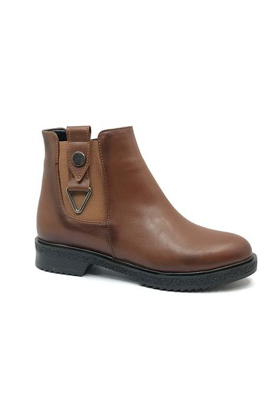 Kids Club Shoes Mehtap Διακοσμητική τριγωνική πόρπη Λεπτομερείς επίπεδες αντιολισθητικές σόλα Γυναικείες μπότες TABA