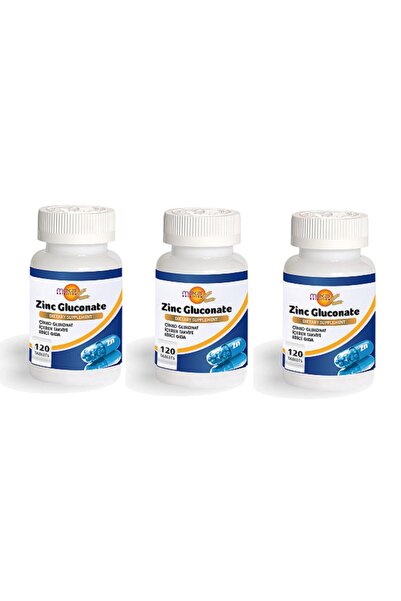 Meka Nutrition Zinc Gluconate 120 Tablet - Zinc Gluconate 3 Boxes