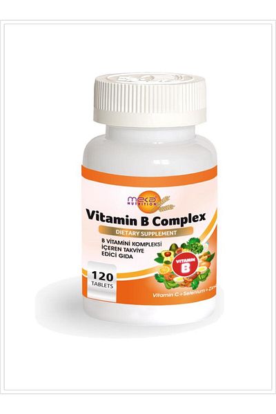 Force Meka Nutrition B Complex Vitamin C Selenium Zinc 120 Tablets Vitamin B