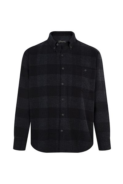 FABİO CASSANİ Мъжка зимна риза Lumberjack, стандартна кройка, тъмносиня, 6917
