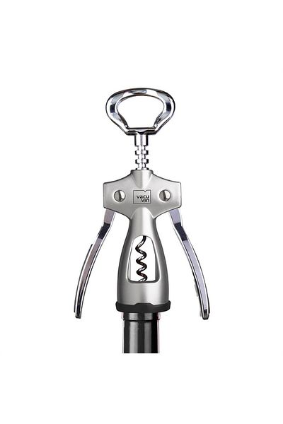 Vacu Vin Silver Colored Winged Corkscrew