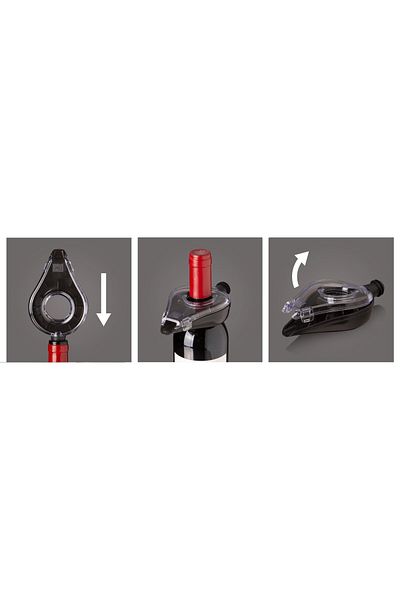 Vacu Vin Wine Aerator - Wine Aerator Gray - Boxed