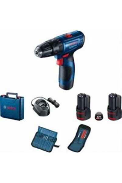 Bosch Professional GSB 120-LI 2x2Ah Akülü Darbeli Delme/Vidalama + 23 Parça S...