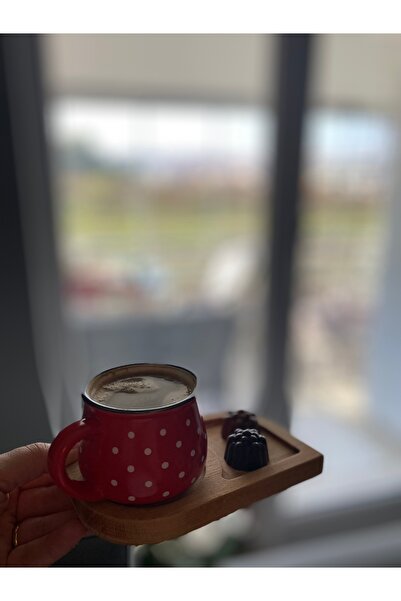 AR&MA WOOD Coffee Presentation and Tea Plate Tray with 1 Brown Wooden Catering