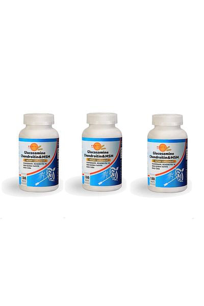 Force Nutrition Glucosamine Chondroitin & Msm 180 Tablet 3 Boxes