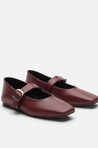 Jorbinol Balerini de damă Lita Soft Leather Flat