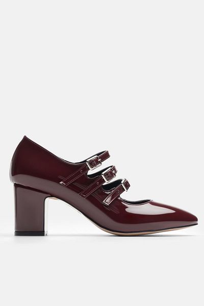 Jorbinol Pantofi cu toc pentru femei Vinta cu trei dungi Vingate Look
