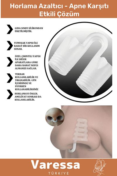 VARESSA Premium Series Breathing Relieving Snoring Reducing Nose Hole Apparatus Set of 16