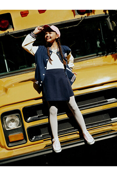 LC Waikiki LCW Kids Kolej Yaka Uzun Kollu Baskılı Kız Çocuk Kolej Ceket