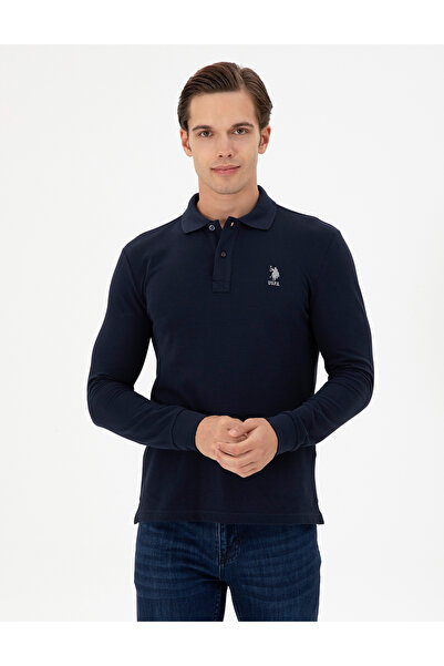 U.S. Polo Assn. Men's Navy Blue Basic Sweatshirt 50289060-Vr033