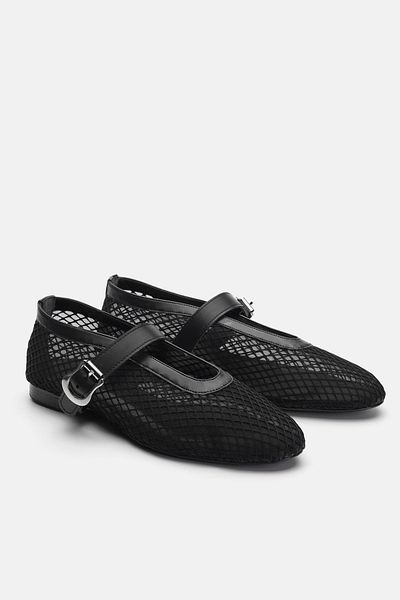 Jorbinol Women's Mesh Ballerinas - With Allen Accessories