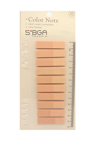 sibga tasarım Colored Transparent Postit - Bookmark, Bookmark Sticker Note Paper