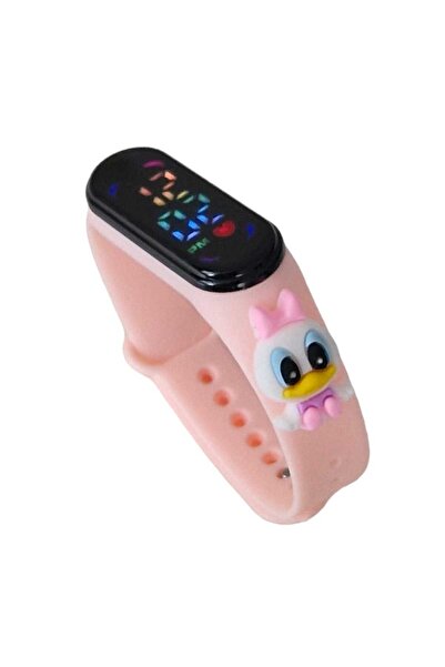 İNDİRİMDURAĞI Renkli - Figürlü Dokunmatik Dijital Çocuk Saati
