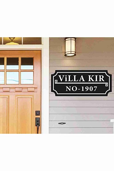 zafrakreklam APARTMAN VİLLA DAİRE OFİS TABELASI 45X20  CM ALÜMİNYUM PANEL