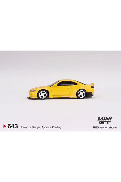 mini gt 1/64 Nissan Silvia (S15) Rocket Bunny Bronze Yellow Mgt00643