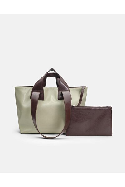Jorbinol Parila Büyük Boy Yumuşak Derili Kadın Tote Bag