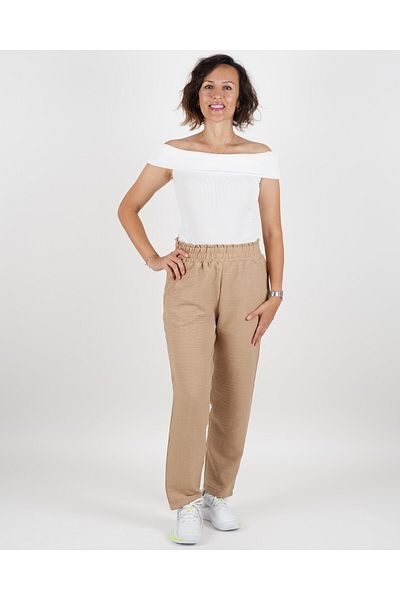 Parla Sports Linen Trousers - Pocket Design