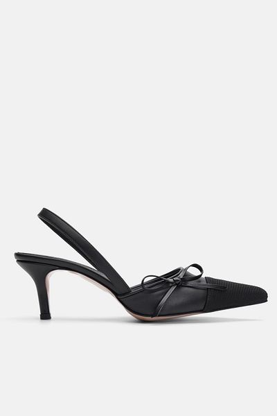 Jorbinol Tenna - Bow Detailed Open Back Heel Shoes