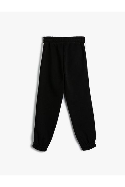 Koton Basic Jogger Sweatpants με λεπτομέρεια τσέπης και ελαστική μέση Ριγέ Basic Jogger Sweatpants