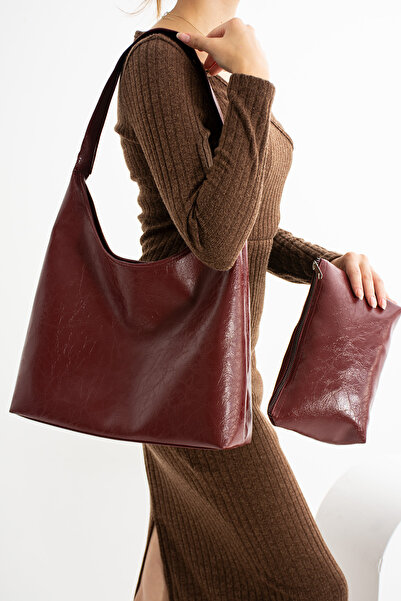 ESTUTE Якісна жіноча сумка через плече з косметичкою