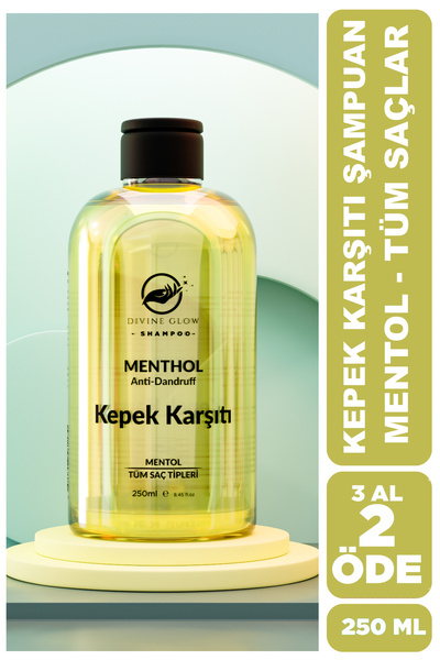 Divine Glow KEPEK KARŞITI MENTOL ŞAMPUAN