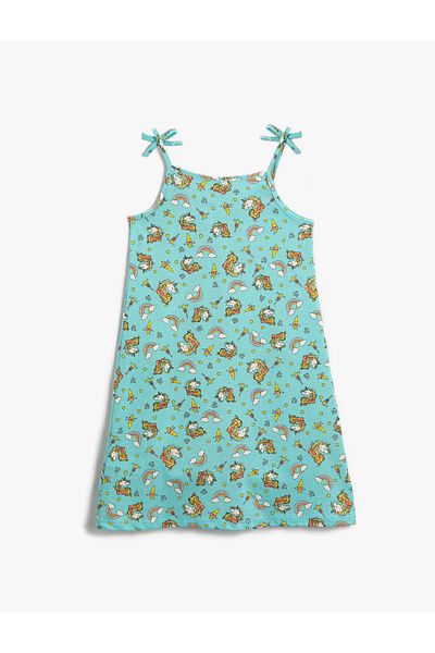 Koton Combed Cotton Dress Hanger Unicorn Printed Cotton