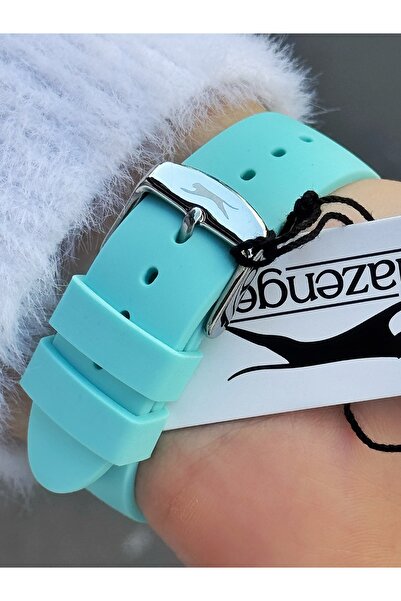 Slazenger Special Design 3 Atm Waterproof Silicone Cord Women Wrist Watch