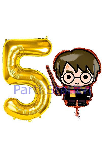 Parti Station مجموعة بالونات هاري بوتر ذات اللون الذهبي لعمر 5 سنوات، مجموعة ...
