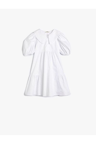 Koton Φόρεμα Baby Collar με μπαλόνι μανίκι βαμβακερό
