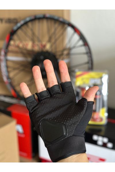 RS2 Moto Size with Half Glove Protection - Black, Size M-L, Size between