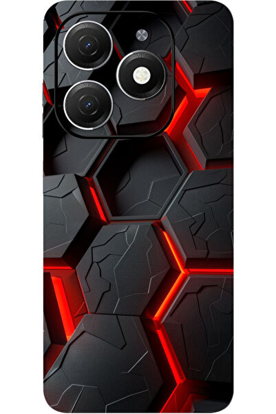 realme C61 Kamera Korumalı HD Tam Kaplama Baskılı Kılıf