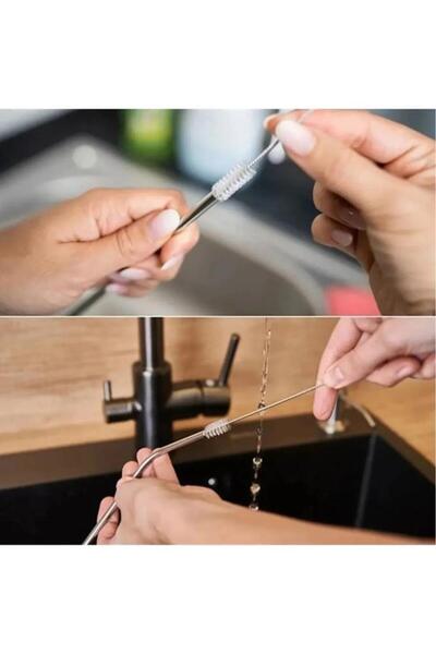 Heredot Mithra Life 2 Li Metal Paslanmaz Çelik Pipet ve Temizleme Fırçası MIT1116