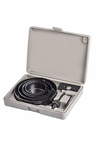 Skygo 8 Piece Punch Set - Wood Cutting, Saw, Drill Bit and Drywall Ceiling Cutting Set