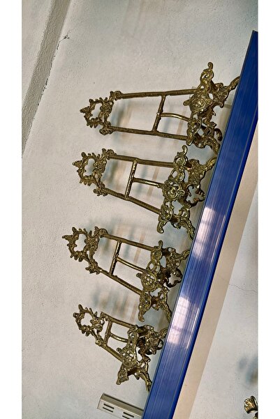 Handmade ESTERHOMEDECOR 4’lü Pirinç şövalye seti