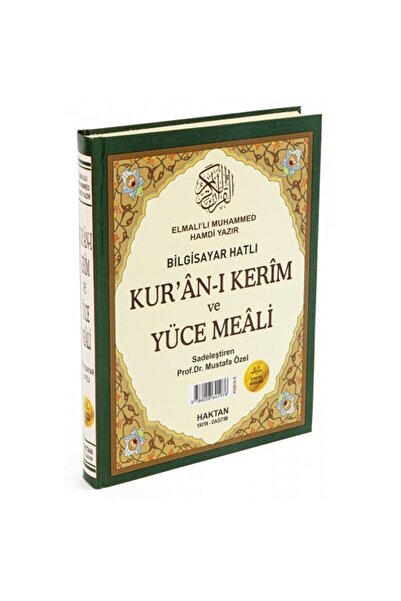 Haktan Yayın Dağıtım MEALLİ KURANI KERİM İRİ YAZILI CAMİ BOY HAKTAN YAYINLARI...