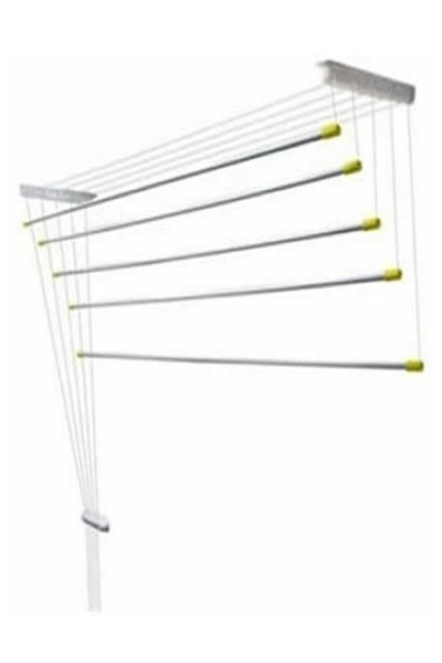 Genel Markalar 7 Çubuklu 150 cm Demir Boru Çamaşırlık Beyaz, dayanaklı ve şık...