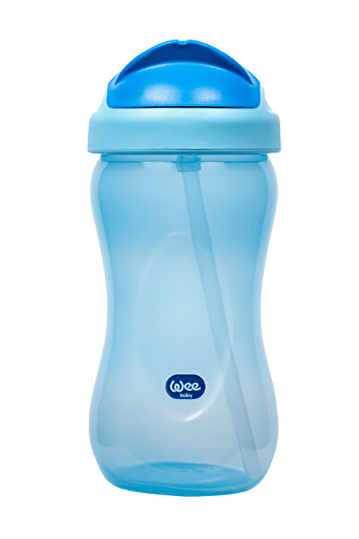 Wee Baby Pipetli Bardak 350 ml Mavi