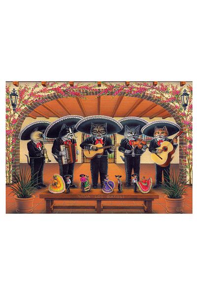 Art Puzzle 5082 Model Flamenco Meow Team - 500 Pieces