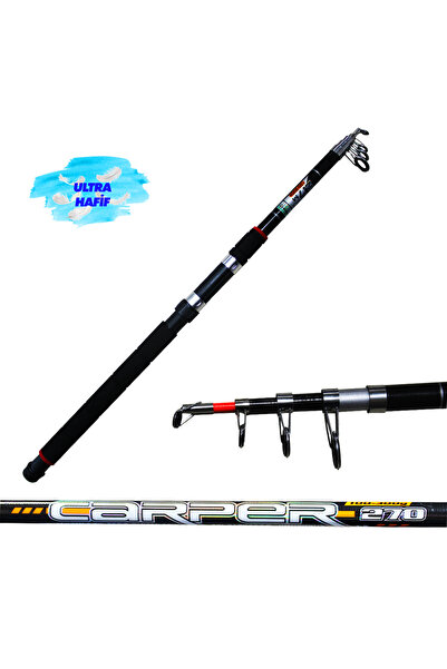 SOLANO FISHING Carper 270 Olta Kamışı Ys 5000 Olta Makinası Misinalı Tam Takım Olta Seti