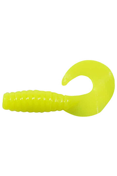 BERKLEY Powerbait Power Grubs Yapay Kurt Yellow 5cm - 20lı