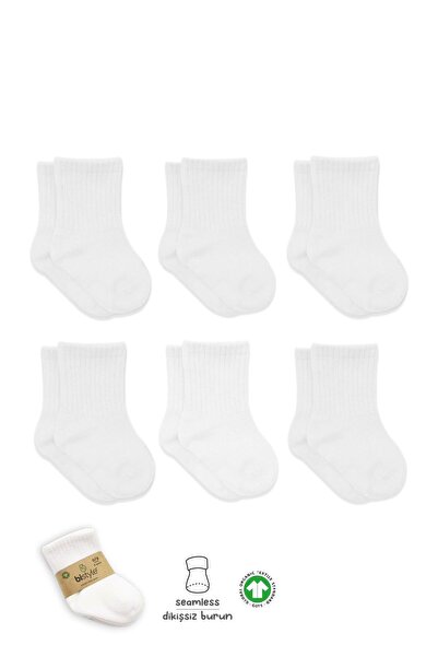 Bistyle Bistil Kız Erkek Bebek Organik Basic Uzun Soket Çorap