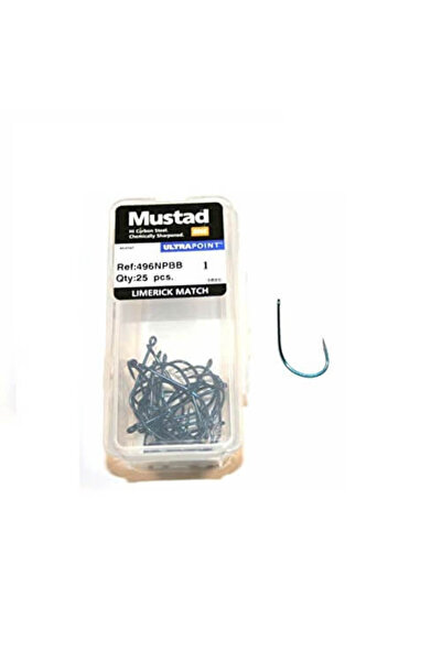 Mustad Olta Iğnesi 496 Npbb 25 Li Lacivert No:2