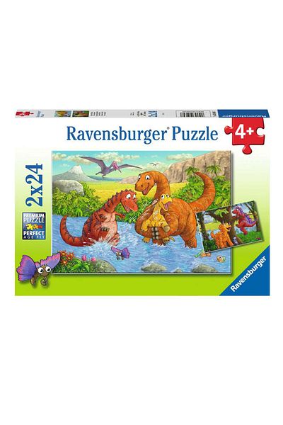 RAVENSBURGER Dinosaurs 2x24 Puzzle - Rpk 050307