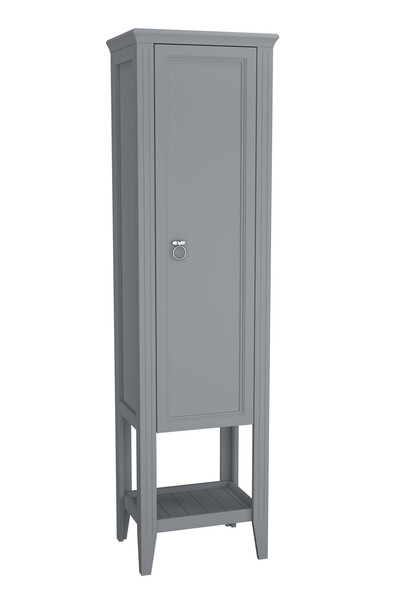 VitrA Valarte 62244 Boy Dolabı,mat Gri, Krom Kulplu, 55 Cm