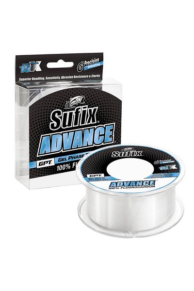 SUFIX Advance Fluorocarbon Fishing Line White 0.310mm - 91Mt - 6