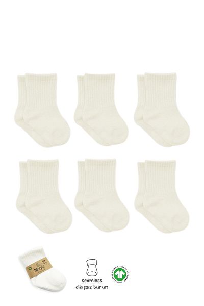 Bistyle Bistil Baby Girl Organic Basic Long Socks