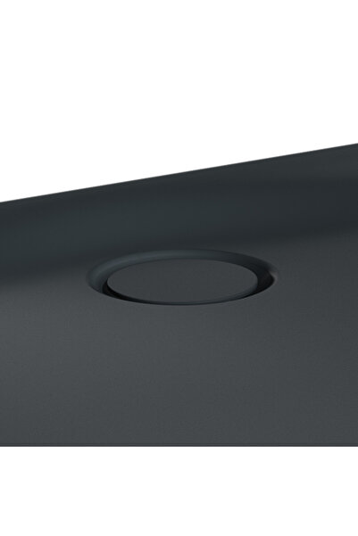 VitrA Leaf 59970009000 Duş Teknesi Sifonu, Yuvarlak Kapaklı, 90 Mm, Dokulu Antrasit