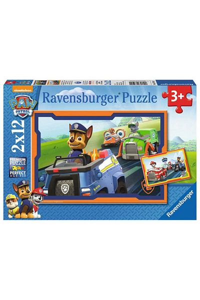RAVENSBURGER لغز باو باترول 2x12 قطعة في الاستخدام- 075911