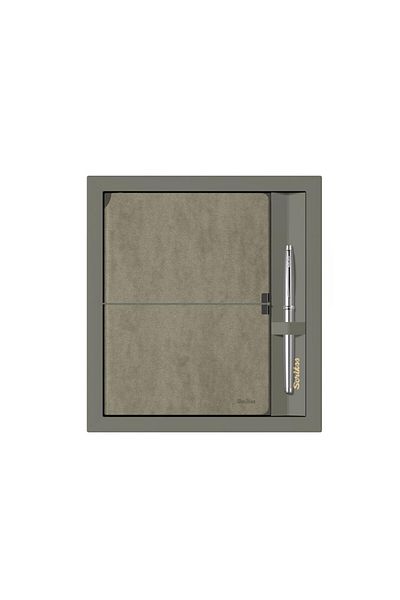 Scrikss Verona Green A5 Notebook - SD 600-11-800m Rollerball Pen